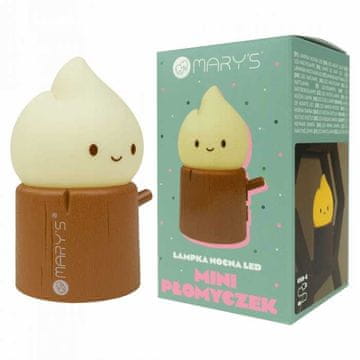 shumee Marijina LED nočna lučka za otroško sobo mini plamen USB