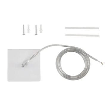 Telefunken Stropni priključek za LED panele, 2 m kabel, bela kovina