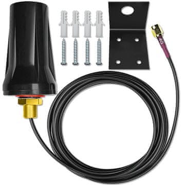 Qoltec 4G LTE dvojna antena | 7dBi | vsesmerna | zunanja