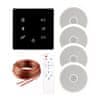 MusicMate Stropni zvočni sistem MusicMate MM-SN300-B InvisiaSound
