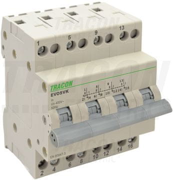 Tracon Electric Tracon 4P 63A stikalo za omrežno napajanje in generator