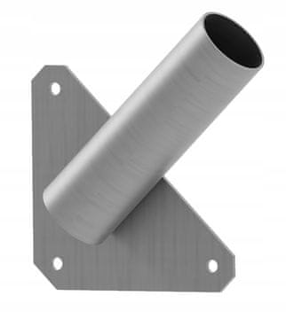 shumee Desni nosilec za okno iz nerjavečega jekla za 1 zastavo