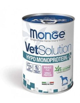 shumee Monge Vet Solution Dog Hypo Monoprotein s svinjino 400g