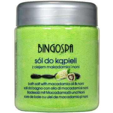 shumee Bingospa kopalna sol z makadamijinim in nonijevim oljem
