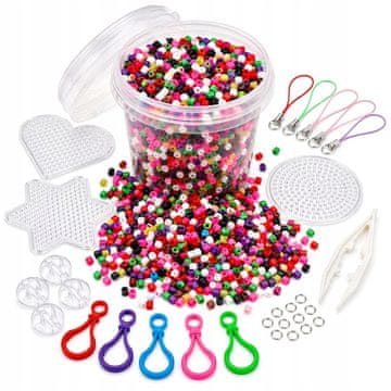 shumee Likalne perle 6800 kosov 5 mm komplet za napenjanje MIX
