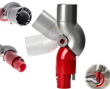 shumee Kotni adapter za sesalnik Dyson za težko dostopna mesta