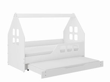 Wooden Toys Otroška postelja za hišo 160x80 desna s funkcijo spanja