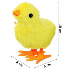 ADAR Navijalna kokoš, skače, tepe, hodi, 10 cm, rumena kokoš