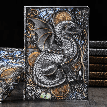 RGFK Usnjen zvezek Zvezek Dragon King Dnevnik A5 100 strani