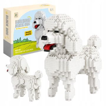 shumee Gradbeni bloki za pse pudle 689 El 3D model za gradnjo