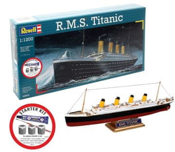 Revell REV75804 Začetni komplet 1/1200 /75804/ R.M.S. Titanic