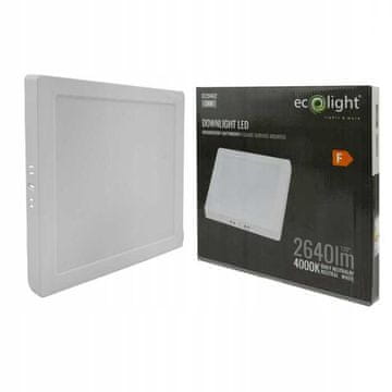 shumee LED stropna svetilka N/T kvadratna 24W 4000K bela DL-1