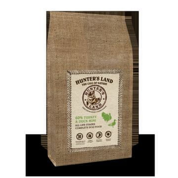 shumee Hunter's Land Mini brez žitaric 60% puran in raca 2 kg