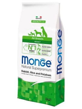 Monge Monge Specialty Line Zajec z rižem in krompirjem 12 kg