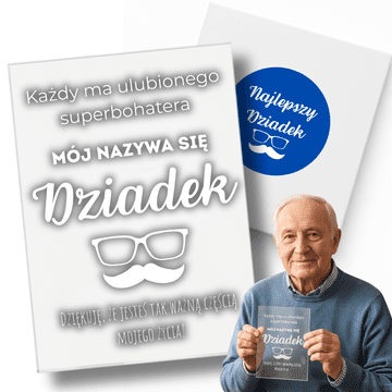 shumee Kipec ZA dedka, darilna plošča ZA dedkov dan [PLAQUE2]