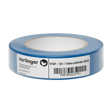 Verlinger Profesionalni modri maskirni trak 30 mm x 50 m odporen