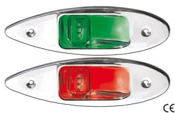 shumee Komplet LED navigacijske svetilke iz nerjavečega jekla