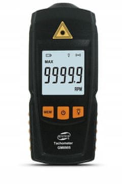 shumee Laserski tahometer 99999 vrt/min LCD merilnik hitrosti