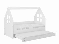 Wooden Toys Otroška postelja za hišo 160x80 leva s funkcijo spanja