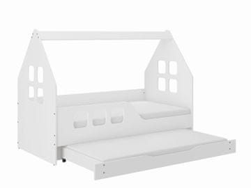 Wooden Toys Otroška postelja za hišo 160x80 leva s funkcijo spanja