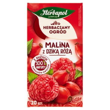 HERBAPOL Herbapol sadni čaj ekspres malina z divjo vrtnico 54 g