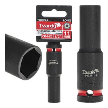 Tvardy Dolgi udarni nastavek 1/2" 6-kraki 11 mm CR-MO (6/72)