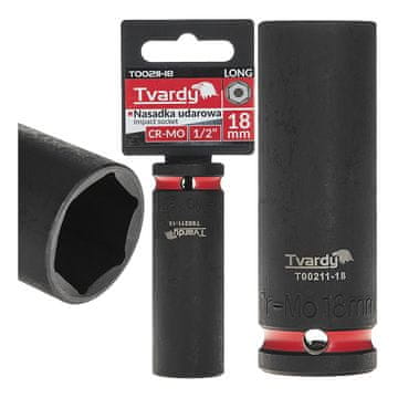 Tvardy Dolgi udarni nastavek 1/2" 6-kraki 18 mm CR-MO (6/72)