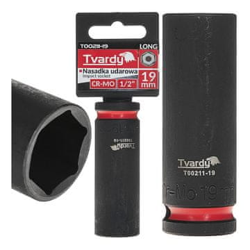 Tvardy Dolgi udarni nastavek 1/2" 6-kraki 19 mm CR-MO (6/72)