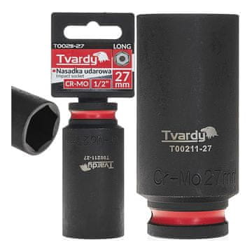 Tvardy Dolgi udarni nastavek 1/2" 6-kraki 27 mm CR-MO (6/36)
