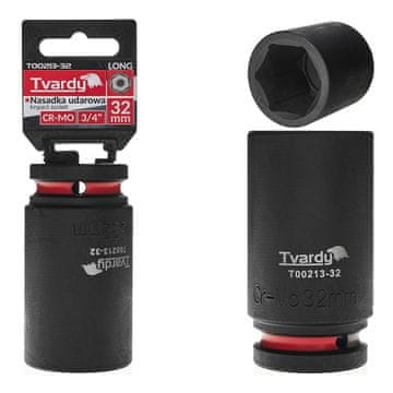 Tvardy Dolgi udarni nastavek 3/4" 6-kraki 32 mm CR-MO (1/20)