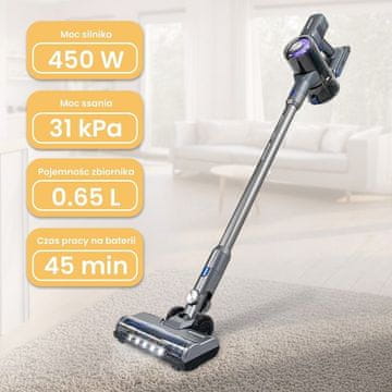 shumee Bergmann HAX 125 450W N brezžični vertikalni sesalnik