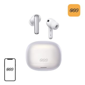QCY Brezžične slušalke TWS QCY Melobuds N65 (bele)