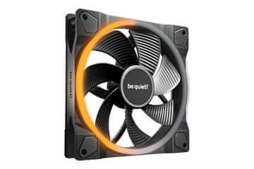 Light Be quiet! Light Wings 140mm PWM Reverse črn ventilator