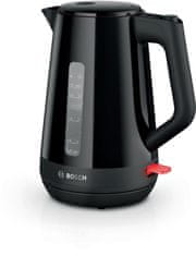 Bosch Bosch TWK1M123 - Kotliček, 1,7 L, 2400 W, Črna