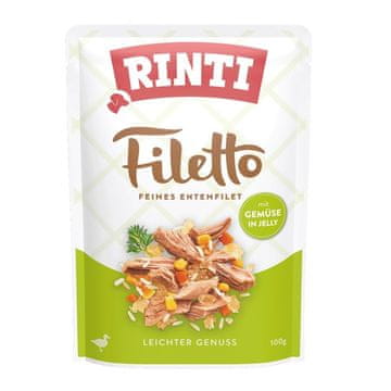 RINTI RNT RINTI Filetto račja zelenjava - mokra pasja hrana - 100g