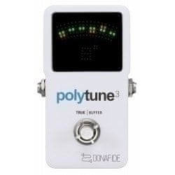 slomart TC Electronic POLYTUNE 3 Nožno uglaševalo, belo