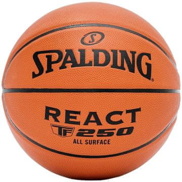 Spalding Košarkarska žoga Spalding React TF-250, rjava, velikost 5