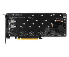 ASRock ASRock Hyper Quad M.2 vmesniška kartica, notranja, 4x M.2, 64 Gbit/s