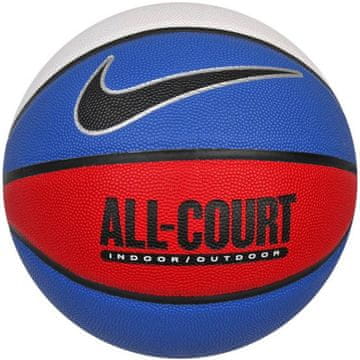 slomart Nike Everyday All Court 8P košarkarska žoga, modra/bela/rdeča, velikost 7