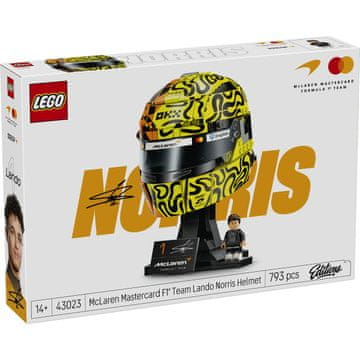 LEGO 43023 Editions McLaren Mastercard F1® Team, čelada Lando Norris