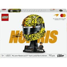 LEGO 43023 Editions McLaren Mastercard F1® Team, čelada Lando Norris