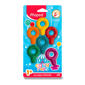 Maped Color´Peps Baby Crayons - 6 barv