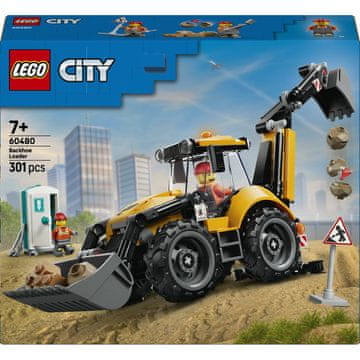 LEGO 60480 CITY Rumeni rovokopač
