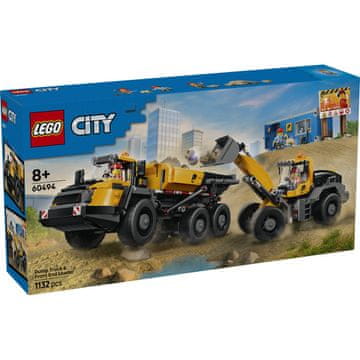LEGO 60494 CITY Prekucni tovornjak in nakladalnik