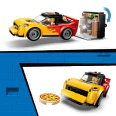 LEGO 60496 CITY Vse za dostavo pice z vozili