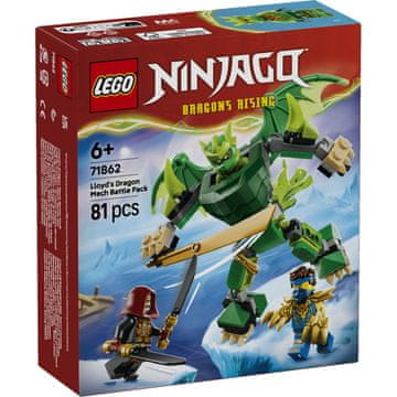 LEGO 71862 NINJAGO Lloydov bojni paket z zmajskim robotskim oklepom
