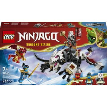 LEGO 71863 NINJAGO Zilvar in zmajska zver Grimtak