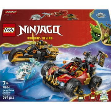 LEGO 71864 NINJAGO Kombinacijski vozili Kaija in Cola
