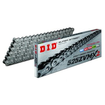 D.I.D DID 525ZVMX2/114 X-Ring odprta pogonska veriga z zakovico za Ducati / Kawasaki / Suzuki / Triumph / Yamaha
