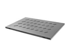Lanberg Lanberg 19" 800MM črna odprta polica za stojala (1U/480,5X580mm, nosilnost do 120kg, 4-točkovna montaža)